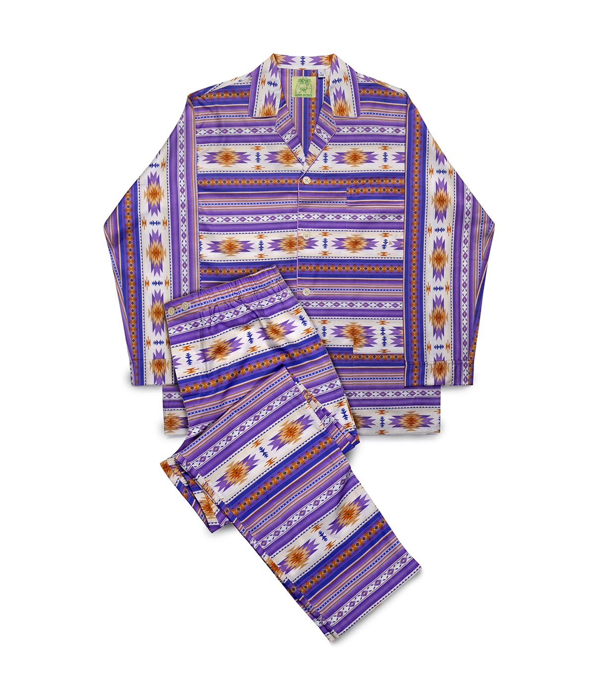 SILVER OSTRICH SLEEPWEAR - Violet Color